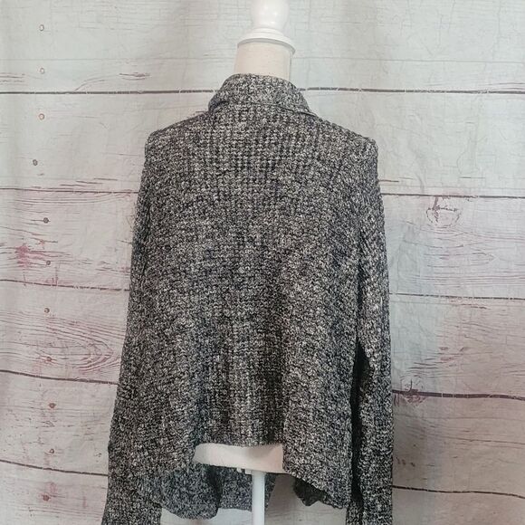 Eileen Fisher Marled Open Waterfall Cardigan Size XL - Picture 3 of 6